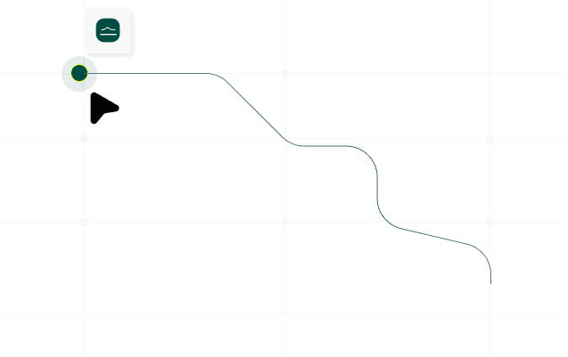 Trajectory curve, step 1 of 5